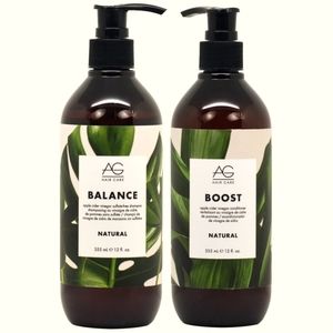 AG Balance and Boost Apple Cider Vinegar Shampoo and conditioner duo